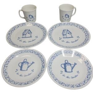 Corelle By Corning In The Garden Dishes Lot Of 6 Pieces
